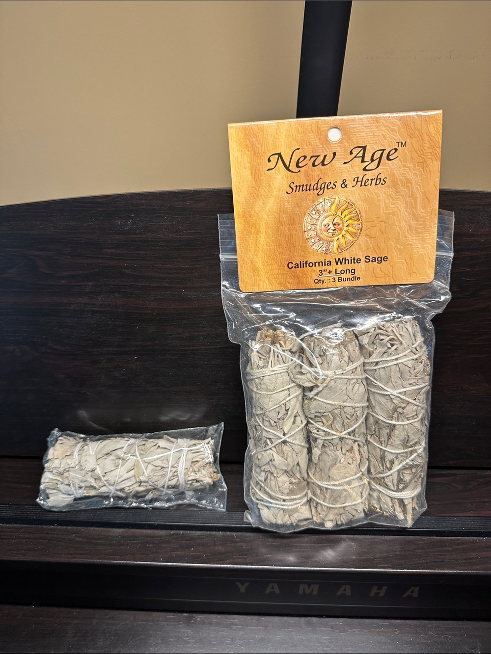 New Age California White Sage Smudge Bundles - Natural White